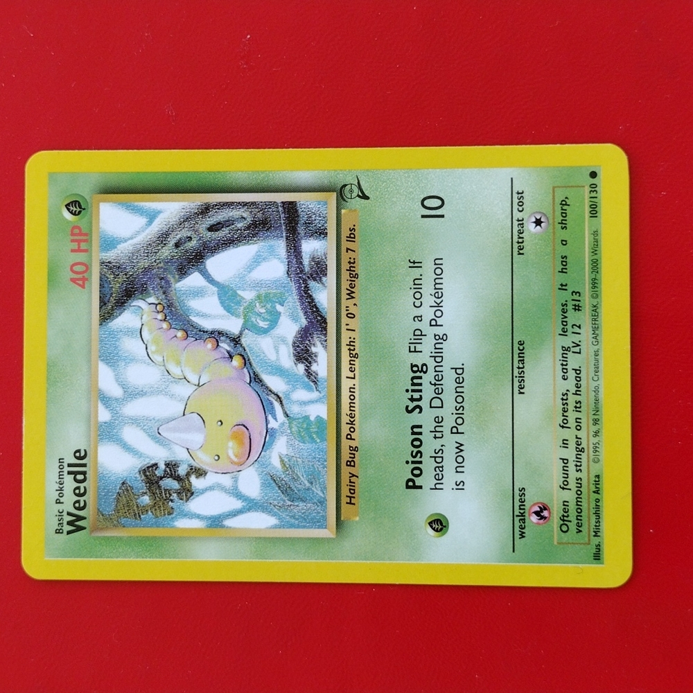 Together Kakuna 1995 and Weedle 1995 (Original Basic Set) - Picture 3 of 4